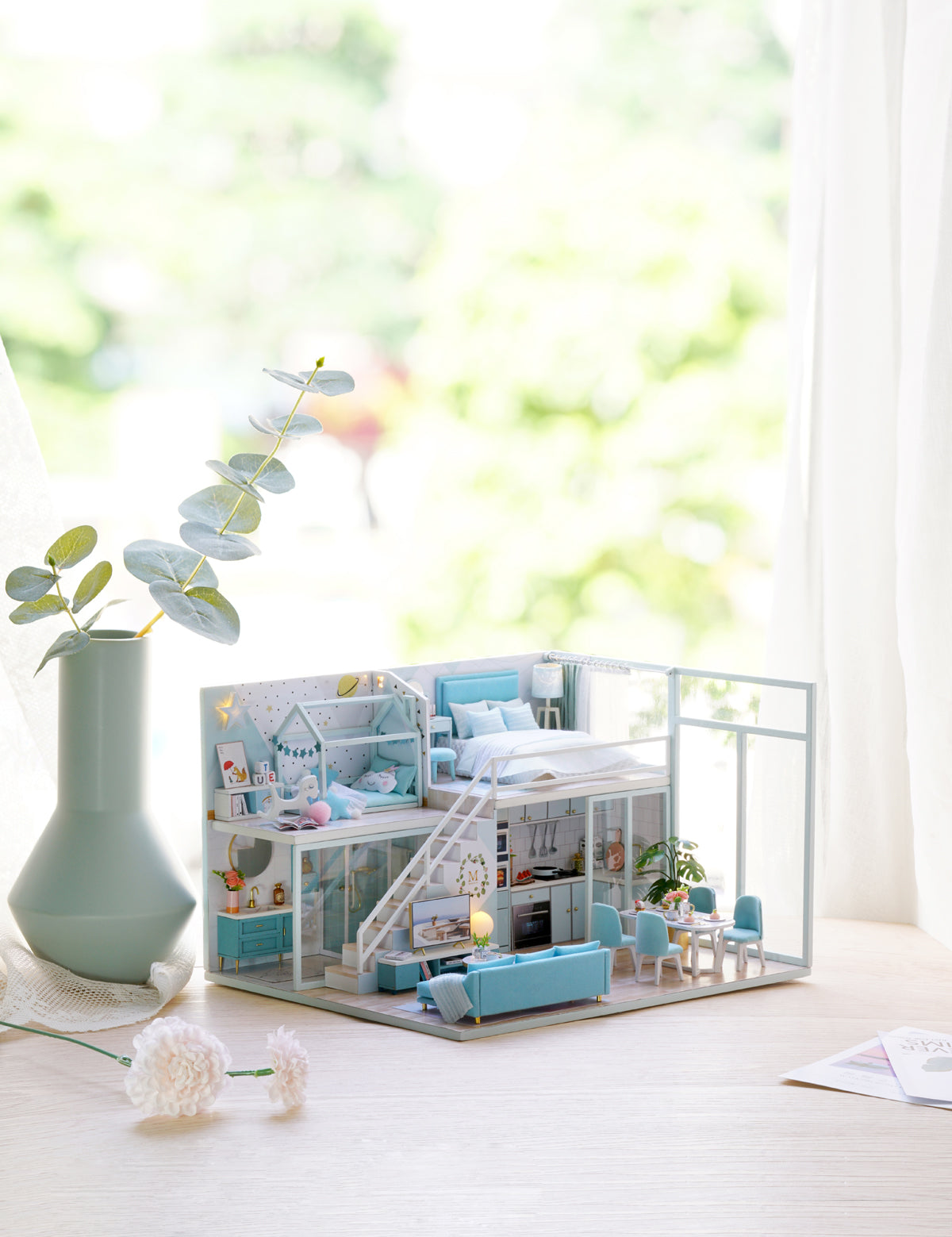 DIY: Blue Moon Miniature Dollhouse Kit