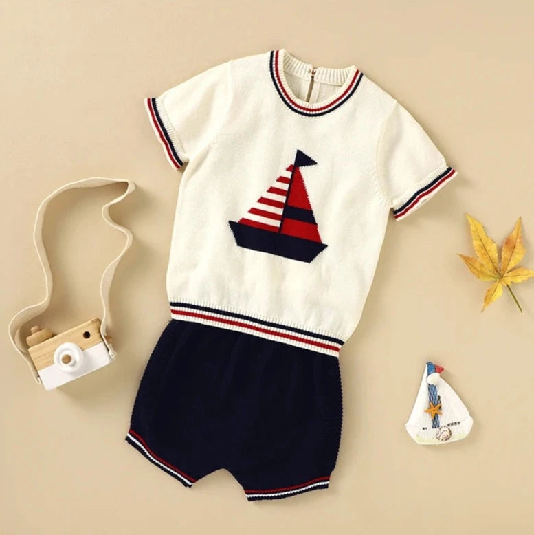 Baby Boy Sailor Set