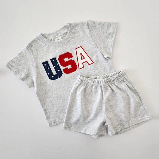 USA Baby Set (Top + Shorts)