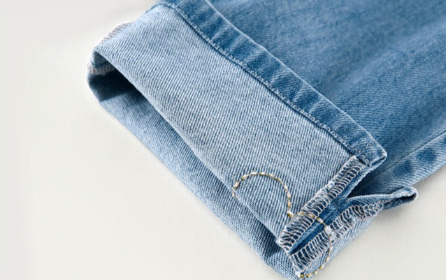 Baby Girl Flower Denim Jeans