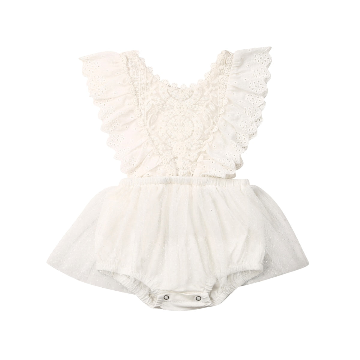 Baby Girl Lace Romper Dress