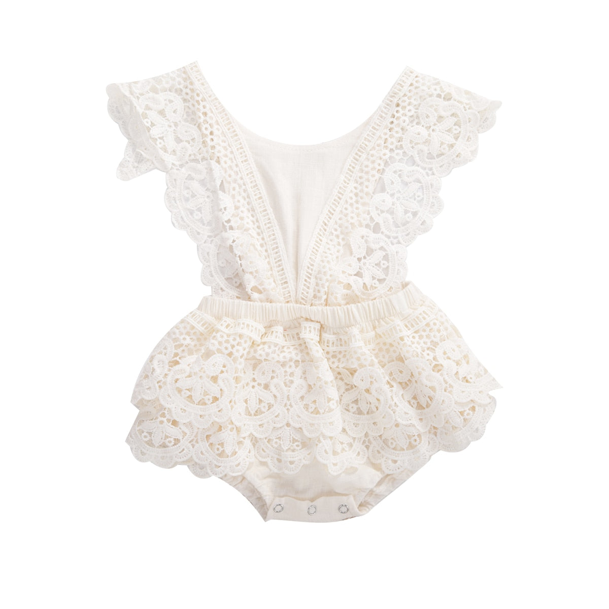 Baby Girl Lace Romper Dress