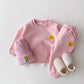 Baby Velvet Cashmere Pullover Set
