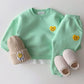 Baby Velvet Cashmere Pullover Set