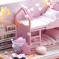 DIY: Pretty in Pink Miniature Dollhouse Kit