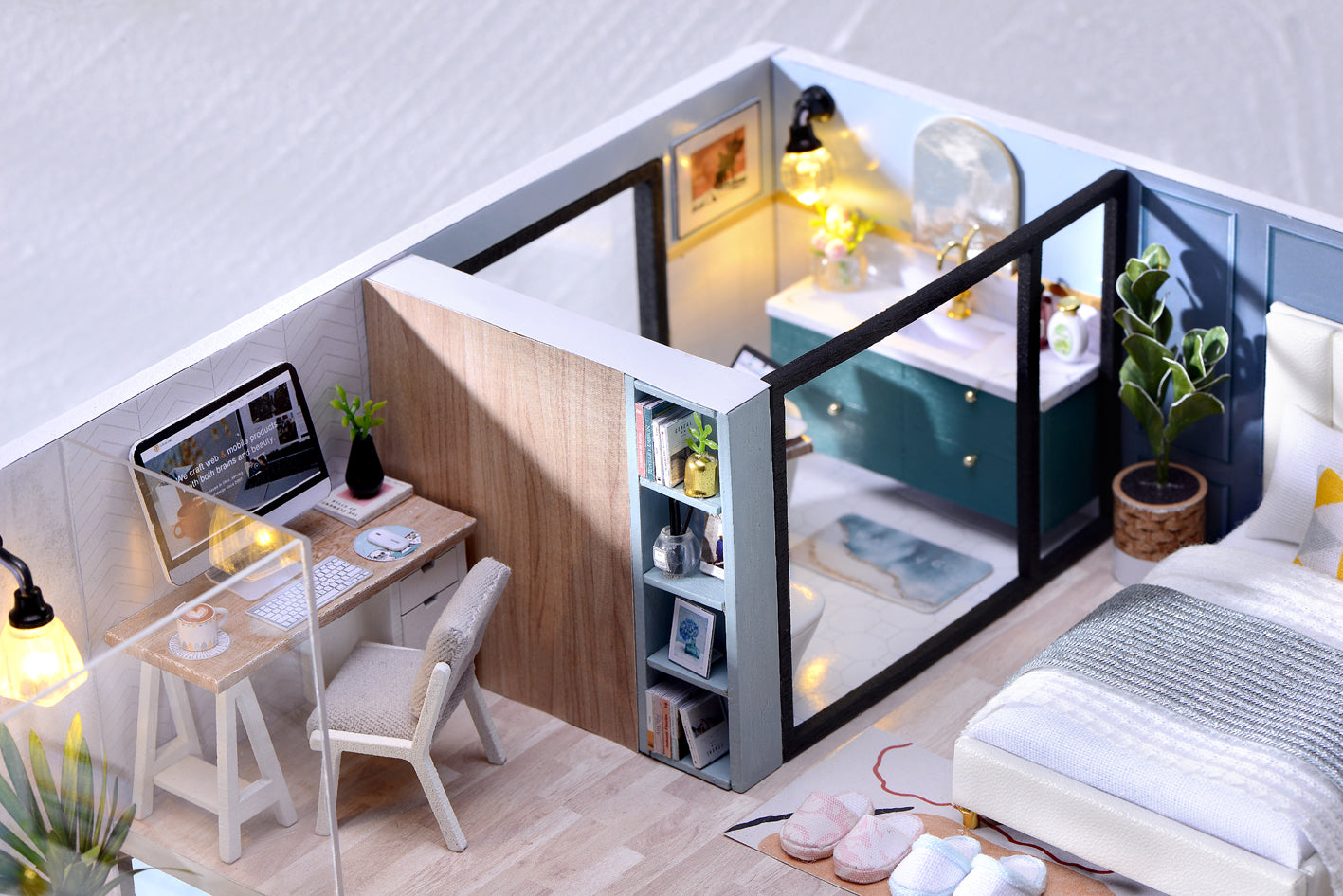 DIY: Modern Dream Miniature Dollhouse Kit