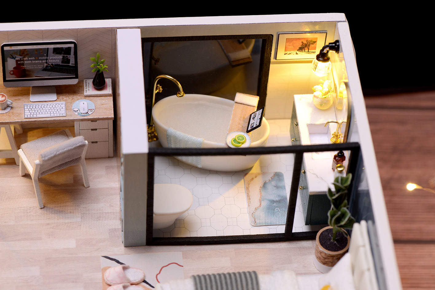 DIY: Modern Dream Miniature Dollhouse Kit