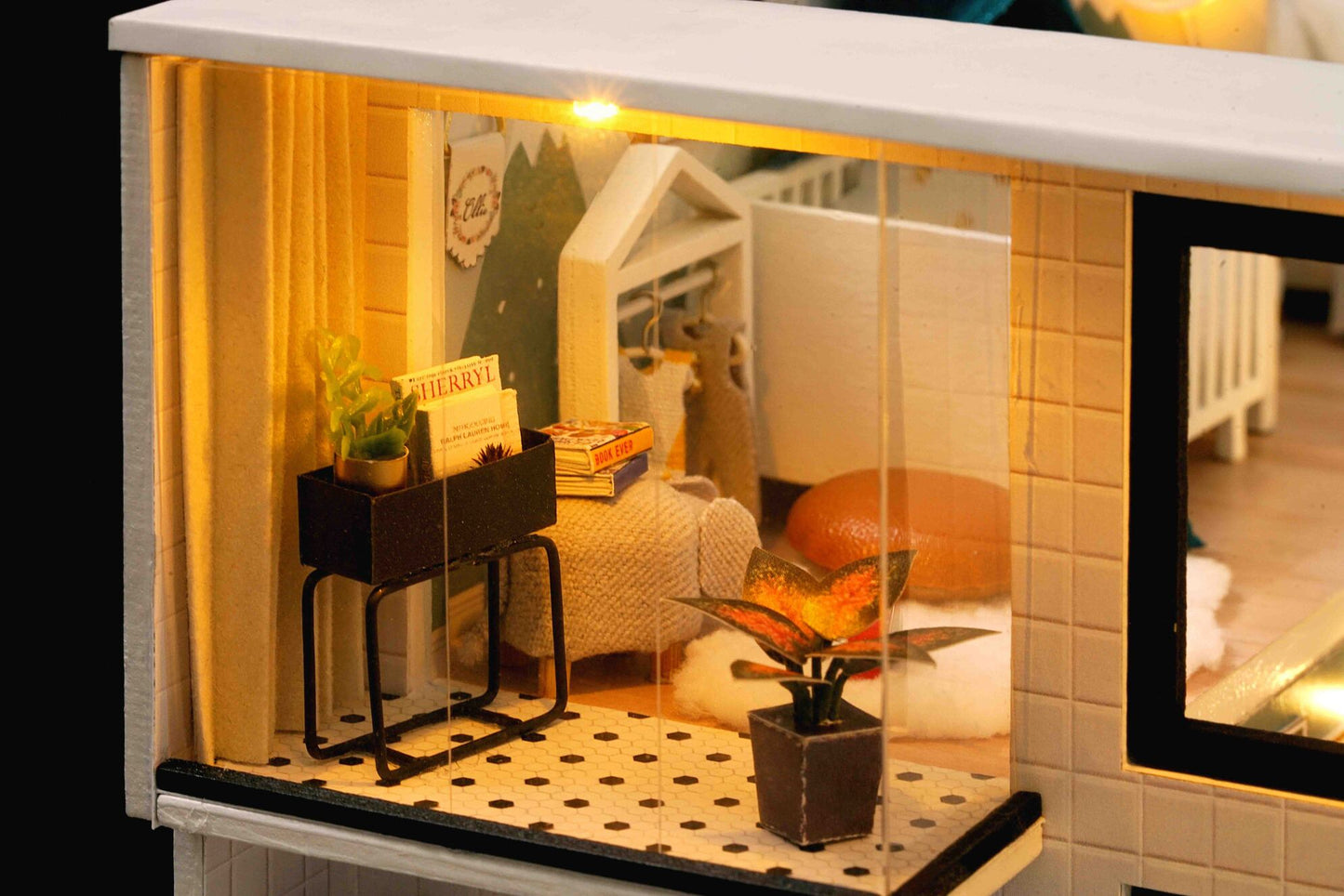 DIY: Moody Night Miniature Dollhouse Kit