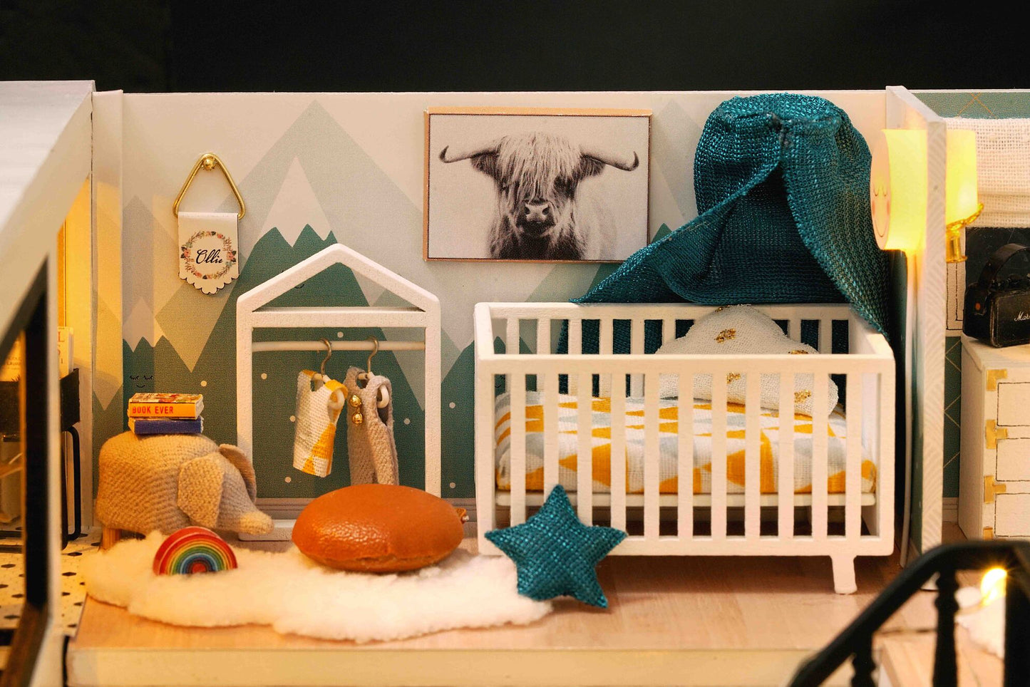 DIY: Moody Night Miniature Dollhouse Kit