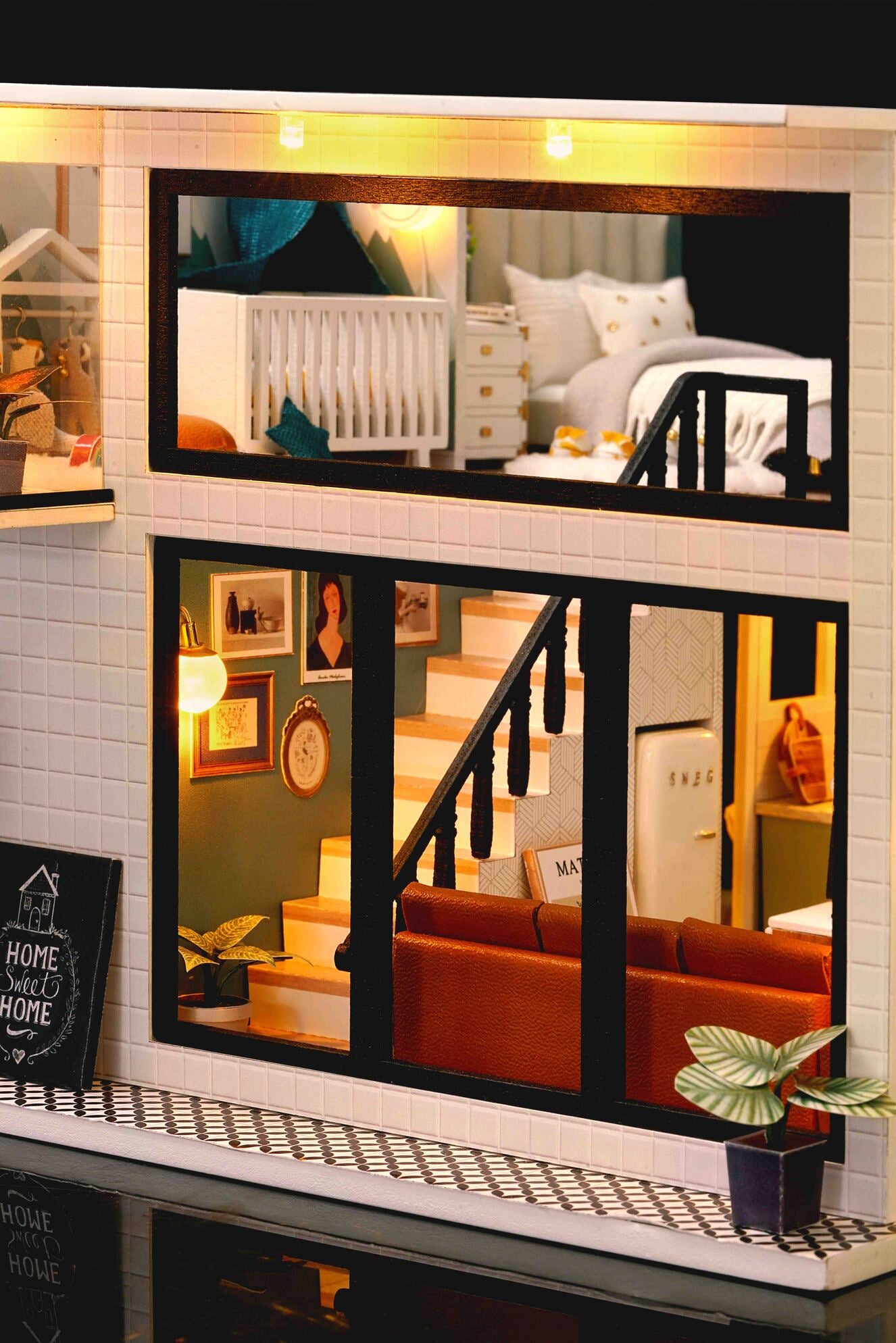 DIY: Moody Night Miniature Dollhouse Kit