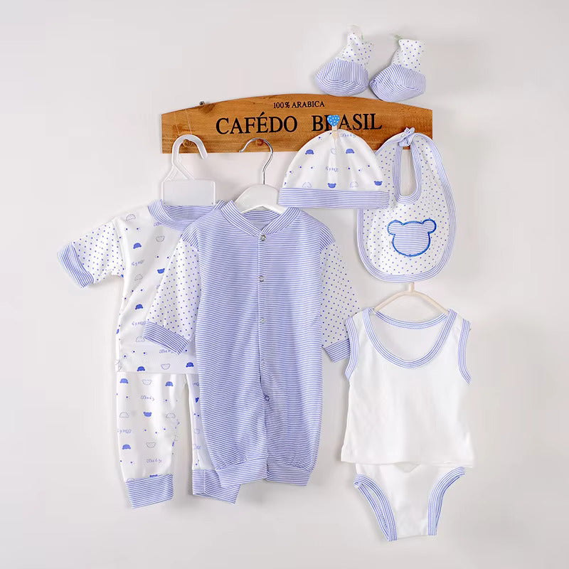 8-Piece Newborn Cotton Baby Clothing Set