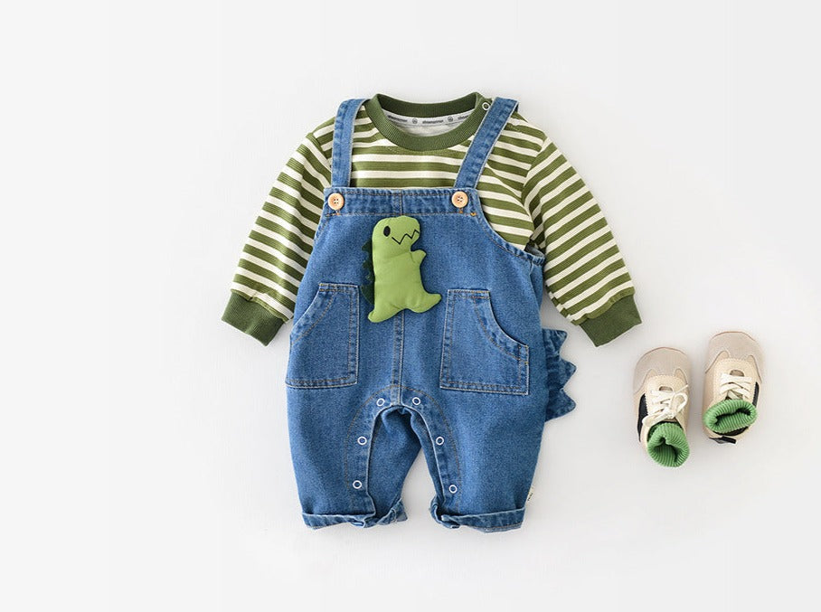 Dinosaur Overalls