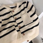 Toddler Knit Striped Cardigan