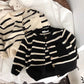 Toddler Knit Striped Cardigan