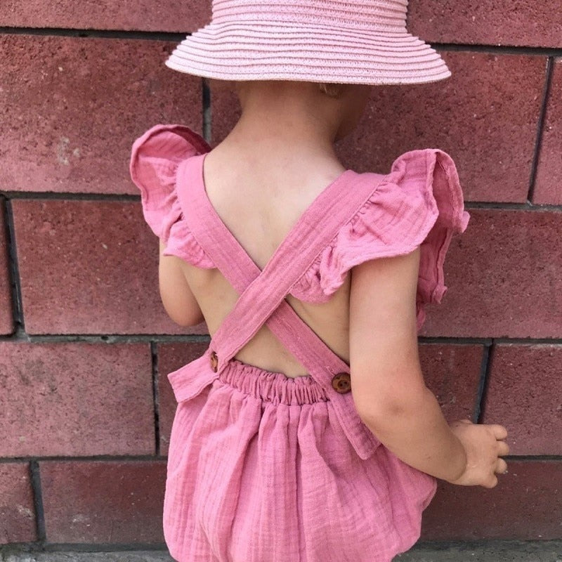 Organic Cotton Romper & Headband