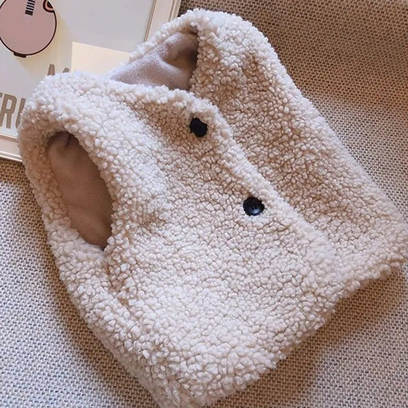 Toddler Fuzzy Wool Vest