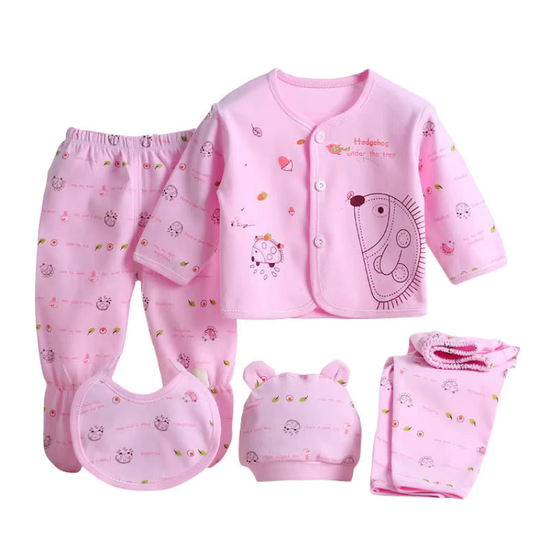 5-Piece Baby Hedgehog Clothing Set