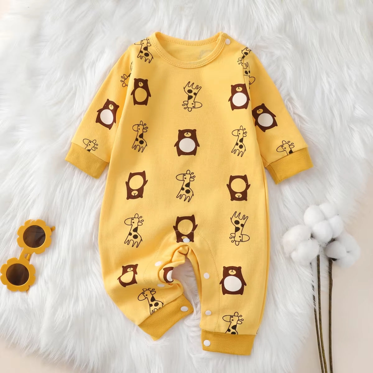 Newborn Cotton Jumpsuit (0-18m)