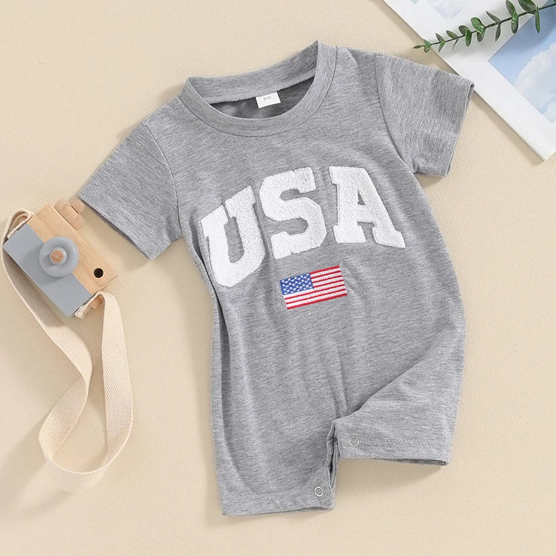 U.S.A Baby Jumpsuit