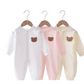 Muslin Newborn Jumpsuit - Bear Stitch