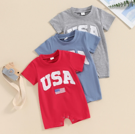 U.S.A Baby Jumpsuit