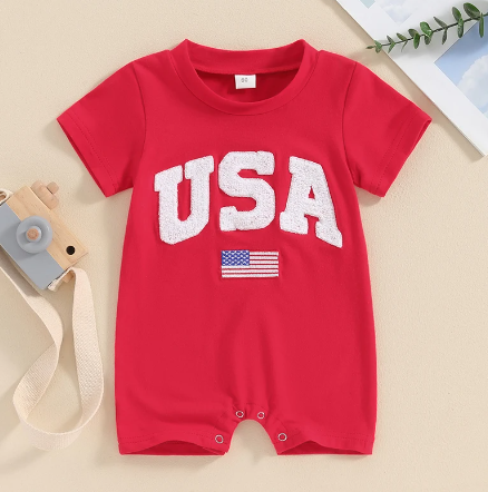 U.S.A Baby Jumpsuit