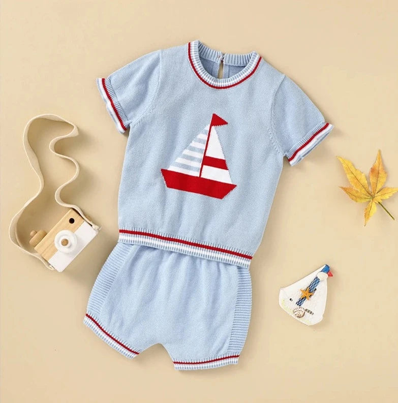 Baby Boy Sailor Set