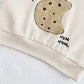 Cookie Embroidery Toddler Tracksuit