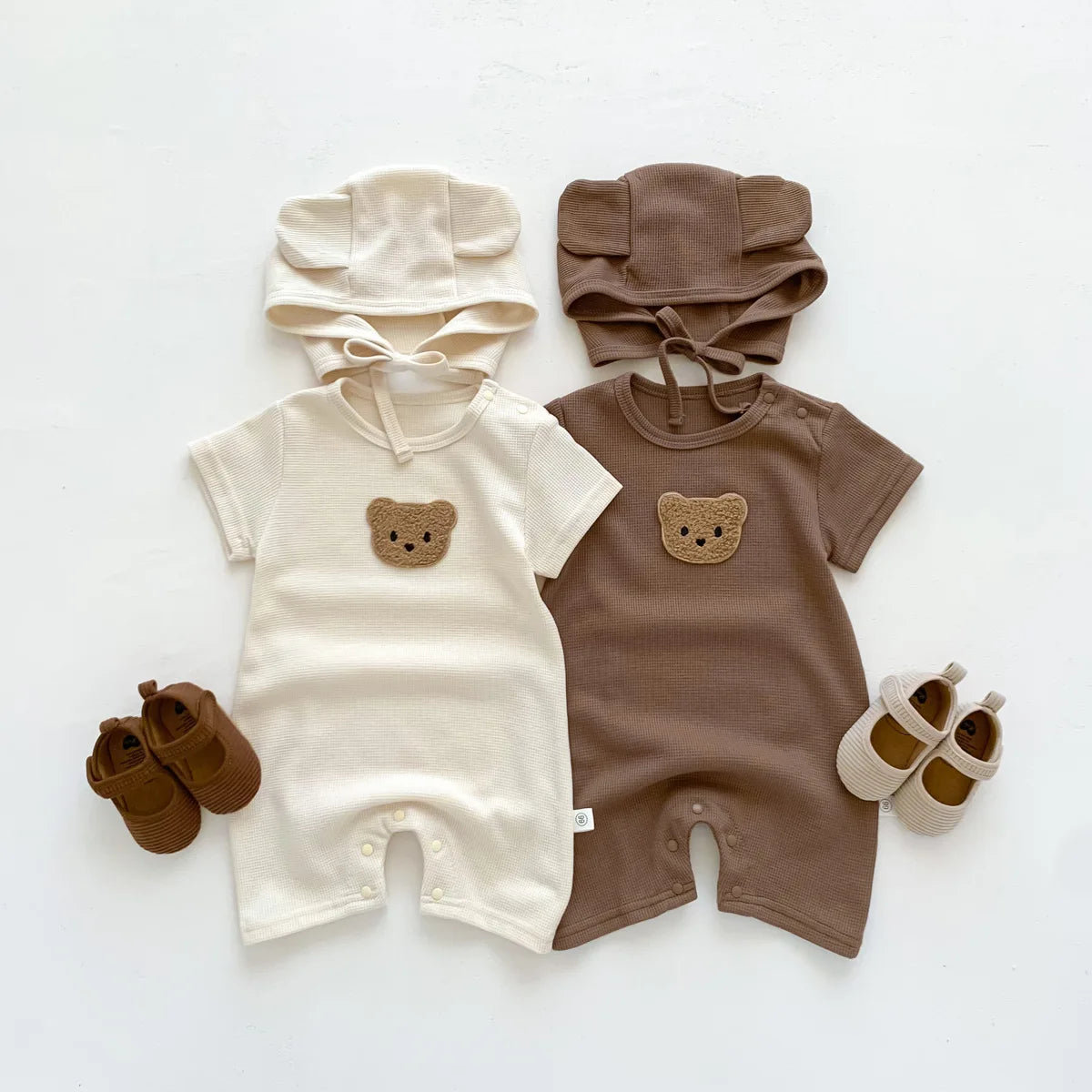 Waffle Bear Jumpsuit