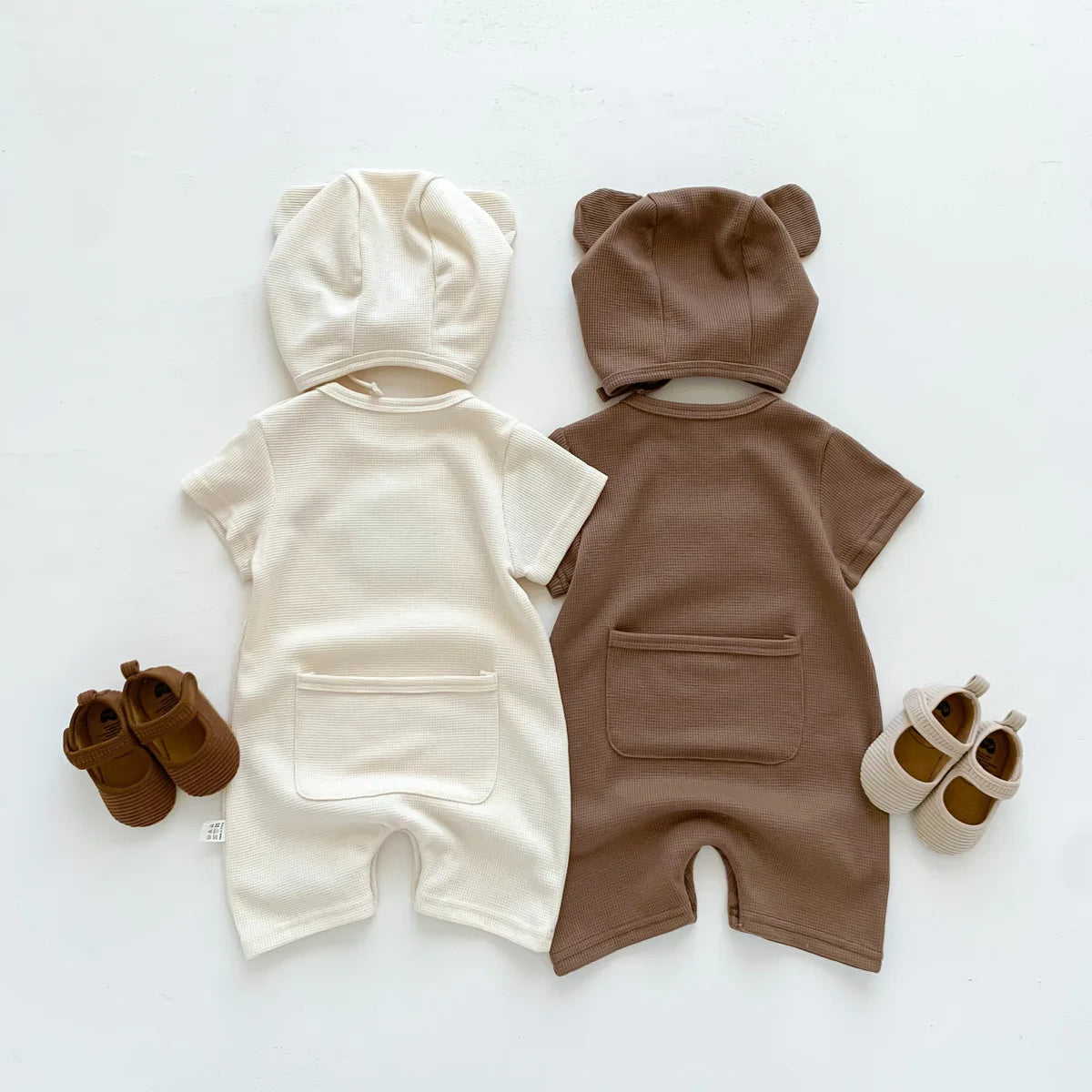 Waffle Bear Jumpsuit