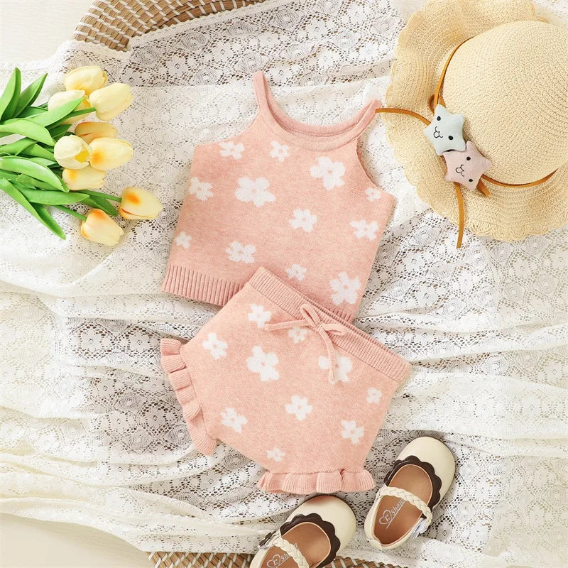 Floral Knit Summer Set