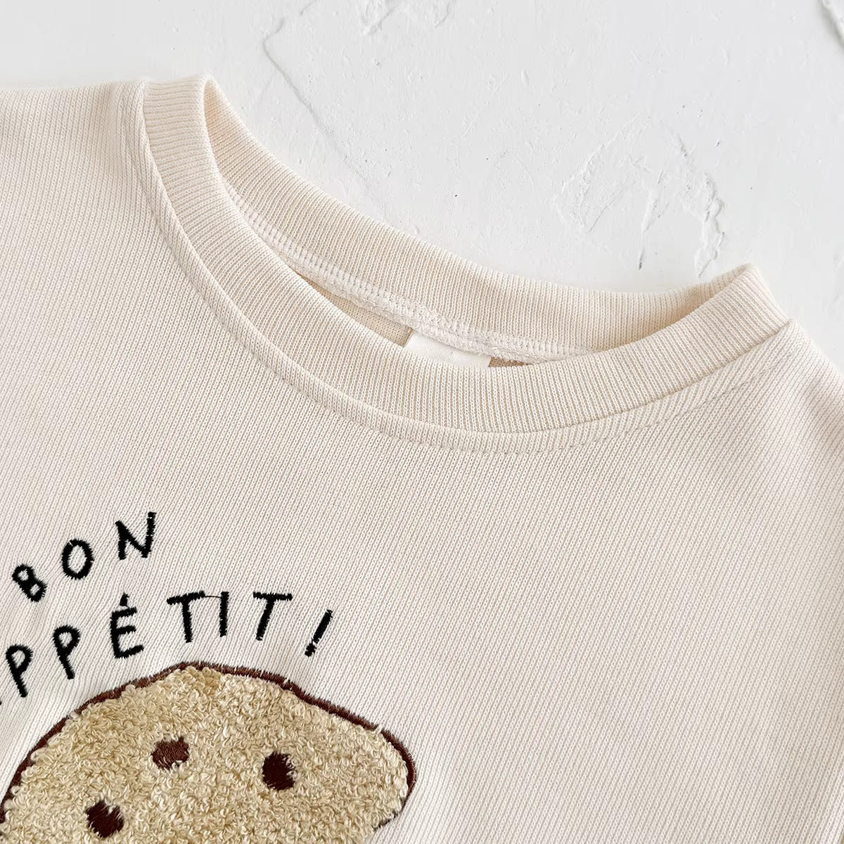 Cookie Embroidery Toddler Tracksuit