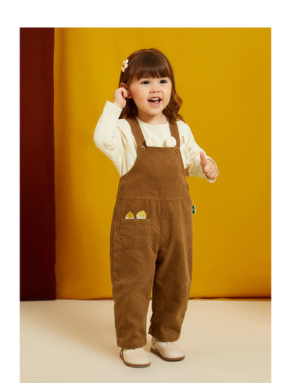 Toddler Chestnut Overalls