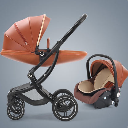 Eggshell 3-in-1 Baby Stroller