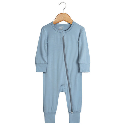 Bamboo Zip-Up Baby Jumpsuit Romper (0-24 Months)