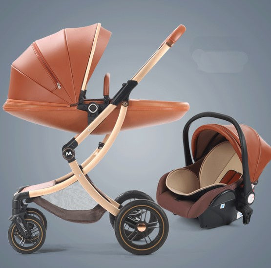 Eggshell 3-in-1 Baby Stroller