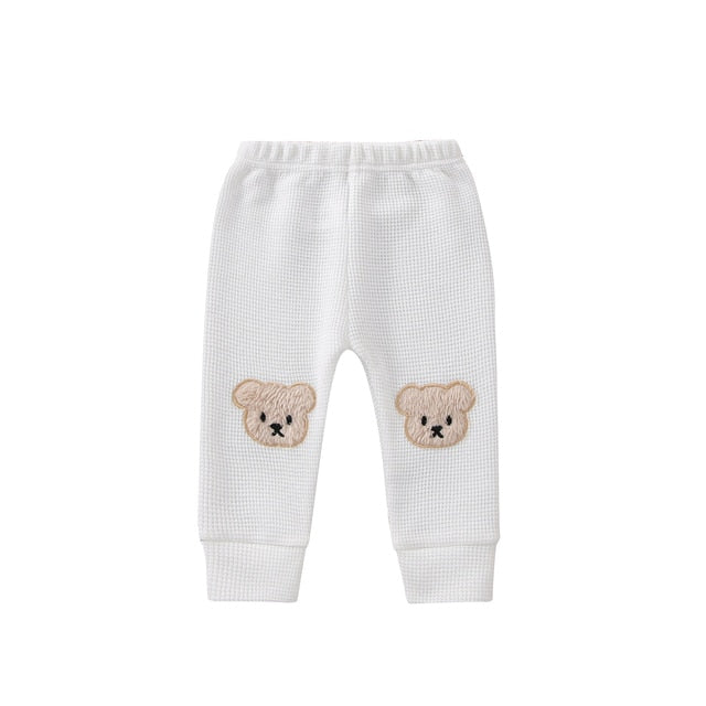 Bear Elastic Waist Trousers