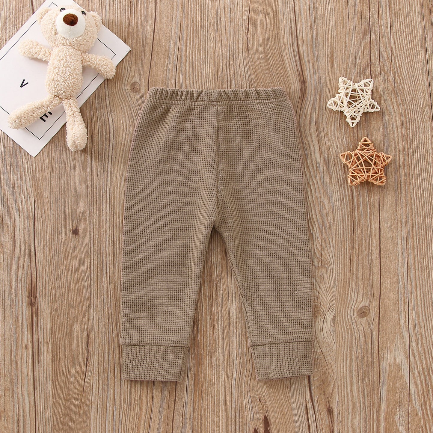 Bear Elastic Waist Trousers