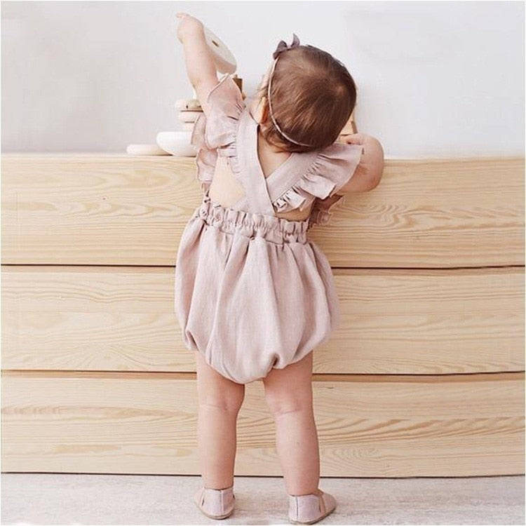 Organic Cotton Romper & Headband