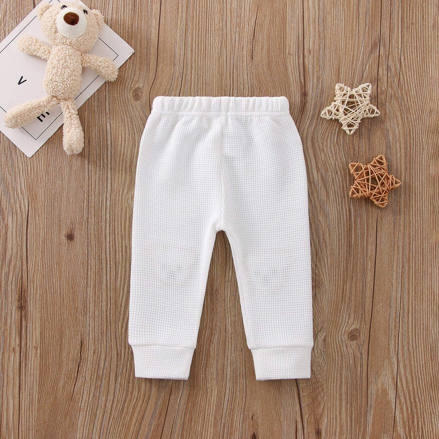 Bear Elastic Waist Trousers